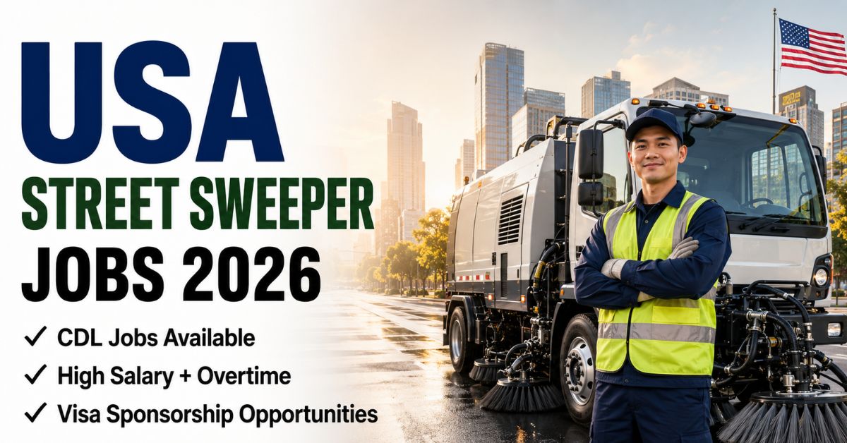 street sweeper jobs 2026 compete guide for US job seeker