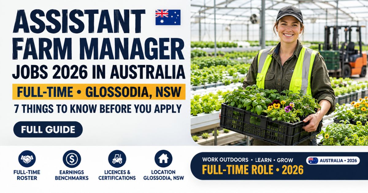 Assistant Farm Manager Jobs in Australia