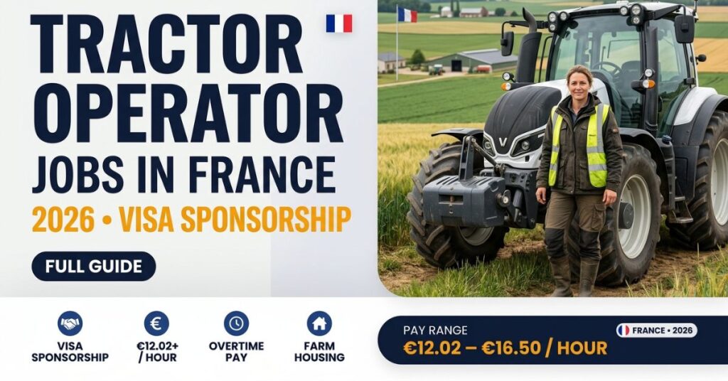 tractor harvesting jobs in France
