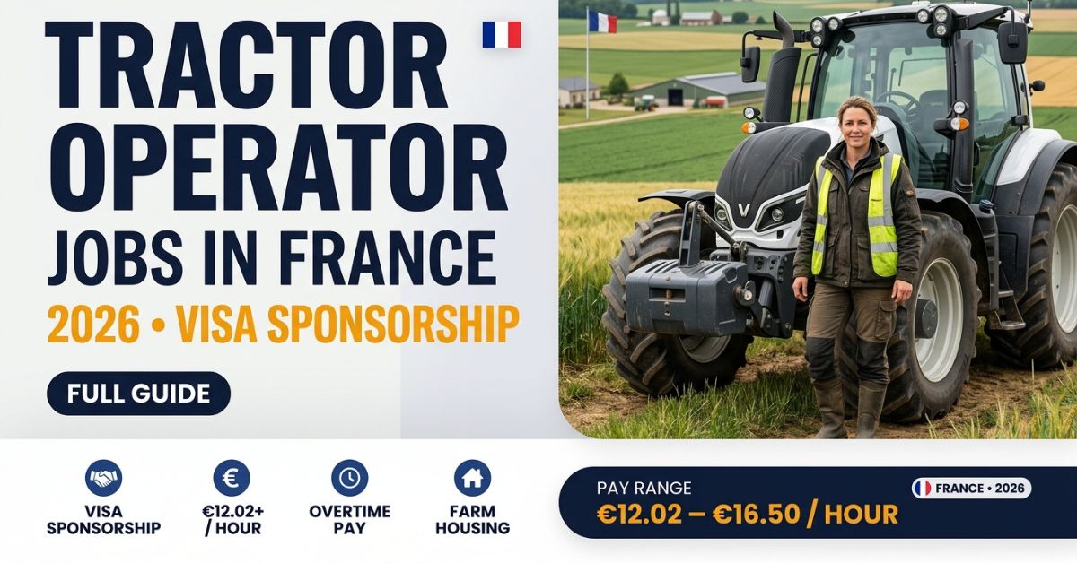 tractor harvesting jobs in France